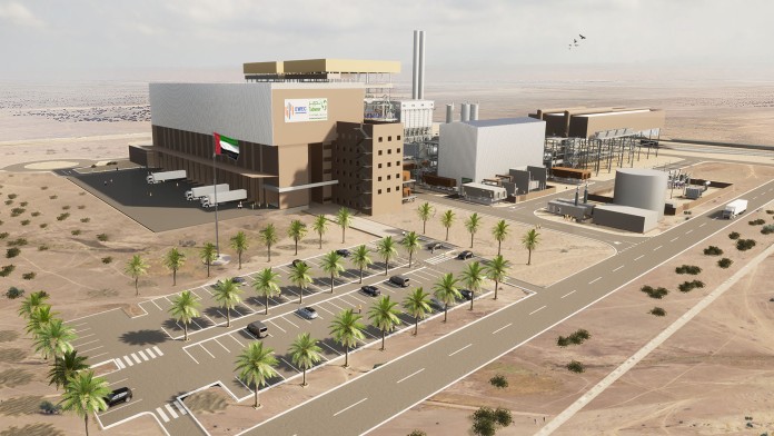 Visualsiation of a waste-to-energy plant